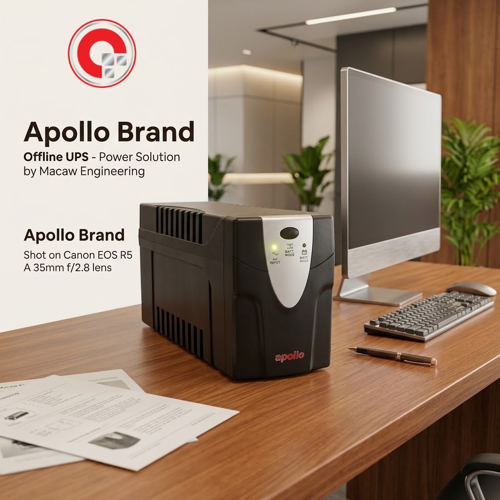 Apollo True Offline UPS | Single Phase (1:1) | Short & Long Backup